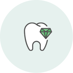 ホワイトニングのアイコン